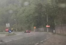 Grindină la Lainici