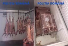 Zeci de percheziții și 1,5 tone de carne confiscată