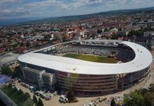Stadionul de la Târgu Jiu, inaugurat cu Supercupa României