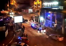 A intrat cu mașina într-un spațiu comercial. Polițiștii erau pe urmele șoferului care consumase substanțe interzise