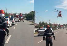 Fetiță de doi ani, rănită în accident! Un elicopter SMURD a intervenit de urgență