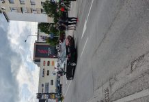 Accident la mall Târgu Jiu! Circulația fost oprită! FOTO