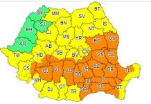 Gorj: Cod portocaliu de ploi