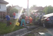 Accident la Izvoare! Un bărbat și o femeie au ajuns la spital!