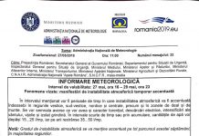 Gorjul, sub cod galben de ploi