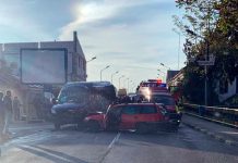 Microbuz de persoane, implicat într-un accident rutier la Târgu-Jiu