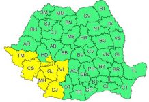 ALERTĂ ANM: Cod galben de furtuni şi fenomene extreme în şapte judeţe. HARTA zonelor afectate