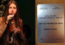 Maria Gugu eleva EMINENTĂ a Liceului de Arte din Târgu Jiu! Desemnată: ȘEF de PROMOȚIE 2019 de primarul Romanescu!