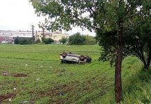 Accident spectaculos la Motru. FOTO!