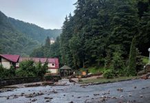 Mănăstirea Tismana afectată de inundații