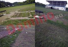 Se întâmplă în Gorj: au uitat grătarul pentru mici în mijlocul stadionului! Gazonul, distrus complet, după paranghelia de zilele orașului!