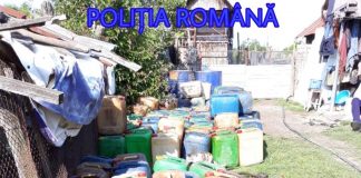 Polițiștii au identificat cantitatea de 1.500 de litri de produs petrolier