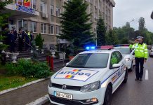 Poliţiştii și jandarmii din Gorj, moment de reculegere în memoria agentului ucis în misiune în Timiş