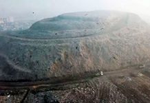 Muntele de deşeuri din India va întrece la anul celebrul Taj Mahal