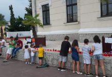 Crimele din Caracal au scos în stradă zeci de copii şi mămici în Târgu Jiu