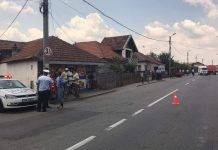 Pieton rănit de o remorcă ajunsă pe trotuar, la Târgu-Jiu