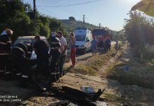 Accident cu trei victime la Crușeț