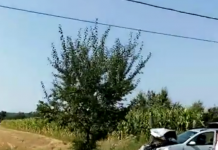 Eveniment rutier la Scoarța! Și-a făcut mașina praf! FOTO