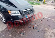 Accident cu doi răniți la Câlnic! O autoutilitară a intrat în coliziune cu un autoturism