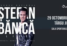 Ștefan Bănică în concert la Târgu Jiu