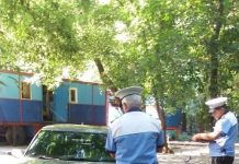 Au parcat mașinile în Parcul Central și au fost sancționați