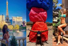 O SEXY brunetă din Târgu Jiu concediu de VIS în Las Vegas!