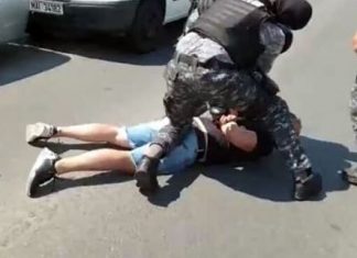 VIDEO / Suspect reținut în cazul omului de afaceri bătut în stradă la Târgu Jiu. Bărbatul a fost prins în trafic