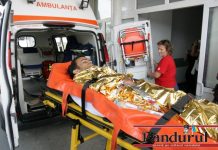 Aproape că şi-a dat foc singur