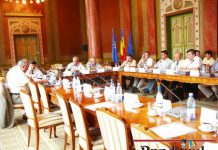 Călinoiu, onorat cu prezenţa de "linia a doua" din minerit şi energie