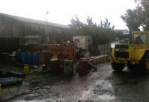 Ploile şi rugina au furat un excavator minier