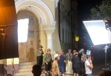 Târgu-Jiu: Centrul orașului, transformat în platou de filmare. Cetățenii au rămas impresionați