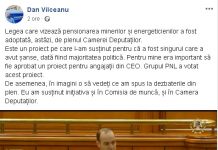 16:01 Vîlceanu: Grupul PNL A VOTAT legea de reducere a vârstei de pensionare