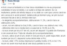 15:17 Miruţă, după EŞEC: Sistemul a fost mai TARE!