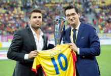 Mutu, prezentat oficial miercuri la naţionala de tineret