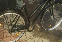 Hoț surprins de polițiști pe bicicletă