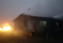 Incendiu la o casă din Bolboși