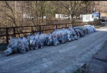 Peste 1400 de saci cu gunoaie, strânși din Defileul Jiului. Acțiunea de ecologizare va continua!