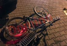 O tânără de 20 de ani a acroșat un biciclist și a fugit de la locul accidentului