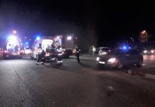 FOTO Patru persoane au fost rănite într-un accident petrecut lângă Coloana fără Sfârșit