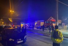 Incendiu la o casă din Târgu Jiu
