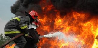 Incendiu la o casă din Turceni