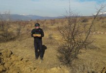 Proiectil din cel de-Al Doilea Război Mondial găsit de lucrătorii care introduc conducta BRUA