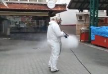 Străzile și piețele din Târgu Jiu, dezinfectate