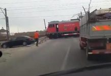 A pus trenul pe avarii ca să își ia o cafea