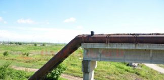 Remediere defecţiune a conductei de transport apă Craiova - Isvarna