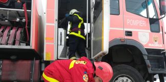 Pompierii au intervenit la un incendiu izbucnit într-o secție cu pacienții cu coronavirus