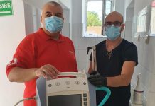 Donație importantă făcută Secției Spitalului Județean de Urgență Târgu Jiu unde sunt tratați bolnavii de COVID-19