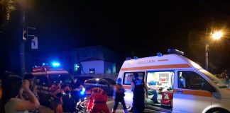 Trei tineri au ajuns la spital în urma accidentului de aseară