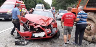 O persoană a fost rănită luni în urma unui accident rutier produs în comuna gorjeană Scoarța