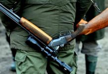 Vânător prins cu cartușe artizanale